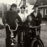 Cu bicicletele la plimbare...Remus Bota,Adrian Timoc,Grigore Niculai