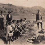 Lucrări pe hotar în Nepos în 1913