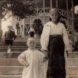 Ioan şi Ana Grivase în vacanţă la Singeorz Băi în 1957